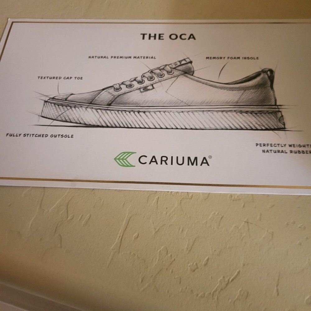 Cariuma OCA low rise ROSE Thread Canvas UNISEX WOMEN 8.5/MEN 7 NIB - Picture 5 of 10